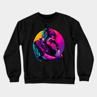 uchiha sasuke - naruto Crewneck Sweatshirt